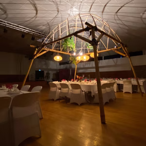 structure bambou 4m x 4m x 4m  dehaut
